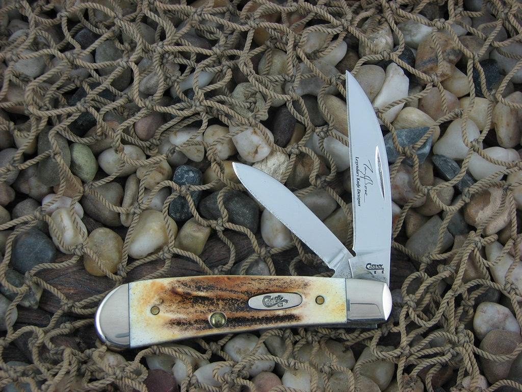 Case Cutlery 2008 Stag Swayback Jack with TruSharp steel 62117 CA95526