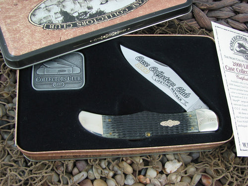 Case Cutlery 2000 Moss Green Bone Folding Hunter with TruSharp steel 6165 1/2 CA01558