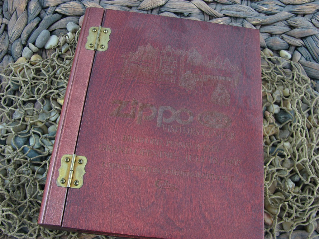 Case Cutlery Zippo Visitors Center 1997 Pewter Trapper with TruSharp steel R254