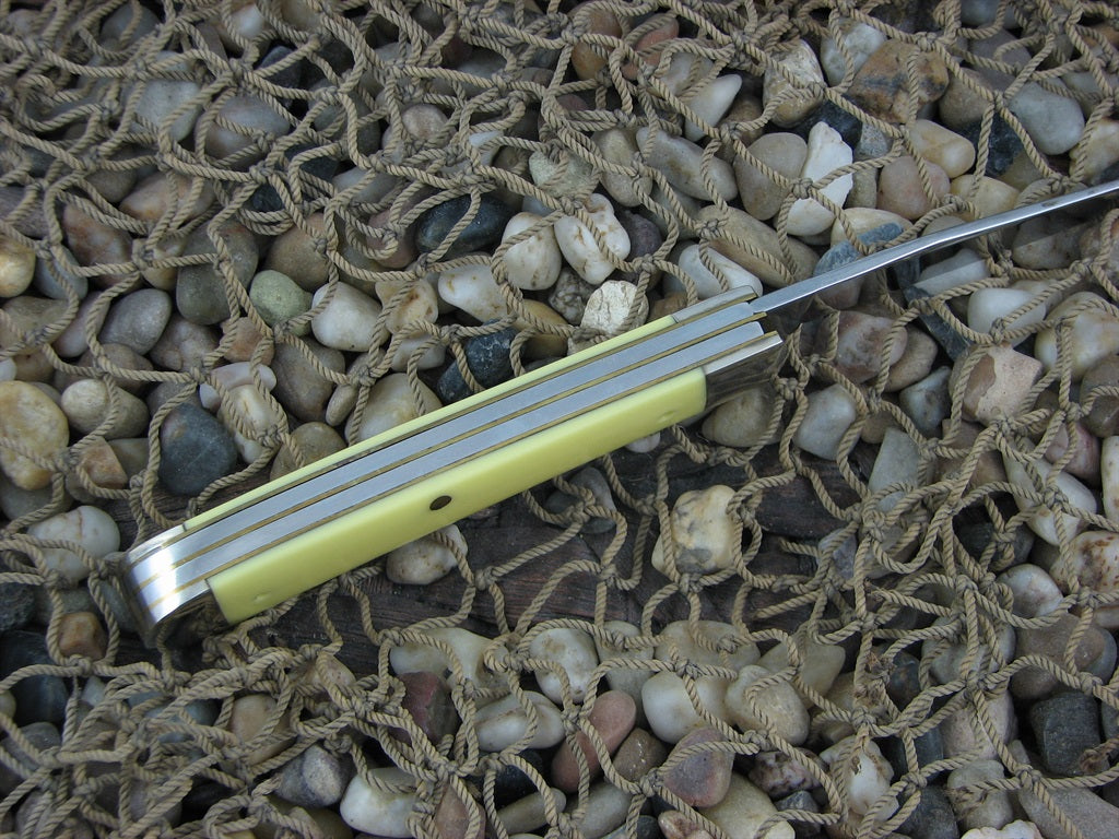 Case Cutlery Sam Colt 1994 Yellow Delrin Trapper with TruSharp steel 3254