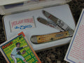 Case Cutlery 1994 Burnt White Bone Trapper with TruSharp steel 6254 