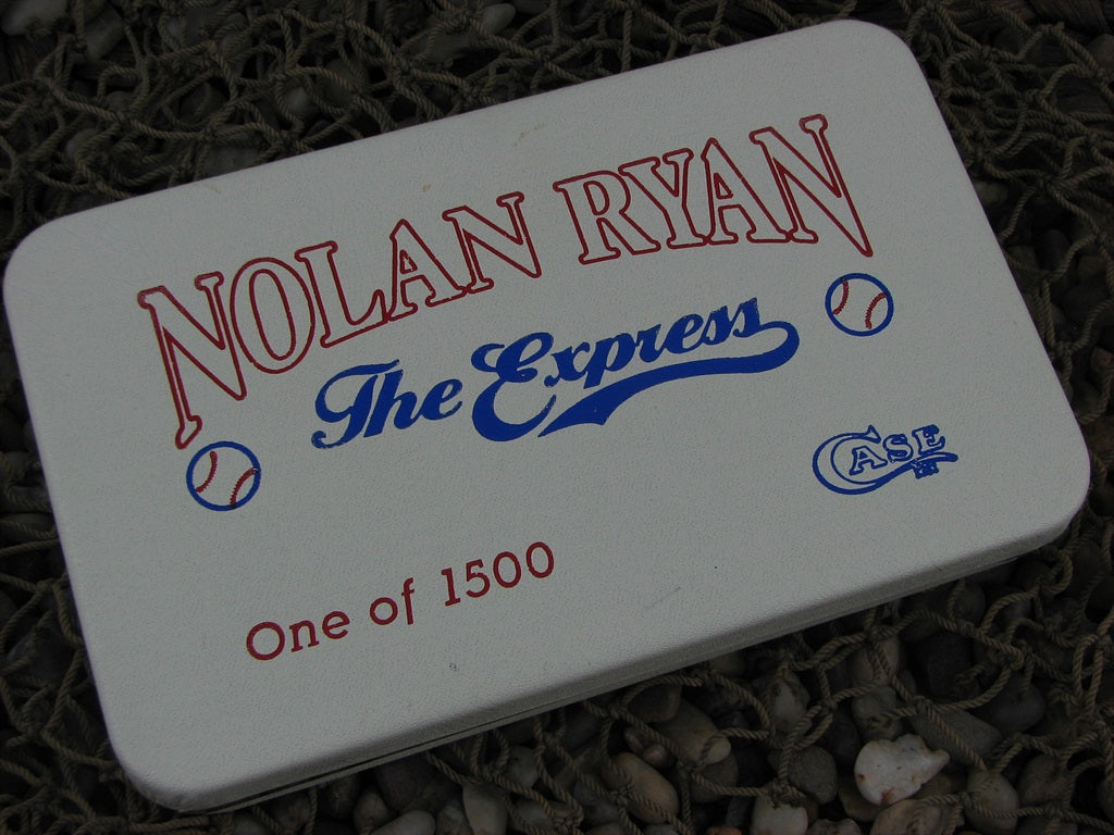 Case Cutlery Nolan Ryan 1994 Burnt White Bone Trapper with TruSharp steel 6254