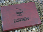 Case Cutlery 1997 Smooth Blue Bone Canoe with TruSharp steel 62131 w/Zippo #499