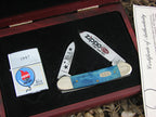 Case Cutlery 1997 Smooth Blue Bone Canoe with TruSharp steel 62131 