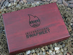Case Cutlery 1997 Smooth Blue Bone Canoe with TruSharp steel 62131 w/Zippo #142