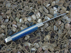 Case Cutlery 1997 Smooth Blue Bone Canoe with TruSharp steel 62131 w/Zippo #142
