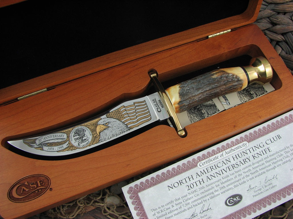 Case XX Hunter with Sambar Stag handles