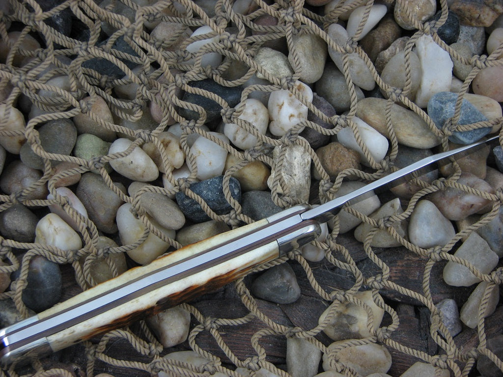 Case Cutlery 2005 Platts Golden Bone Half Whittler with TruSharp steel 6208