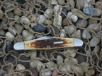 Case Cutlery 2005 Platts Golden Bone Half Whittler with TruSharp steel 6208