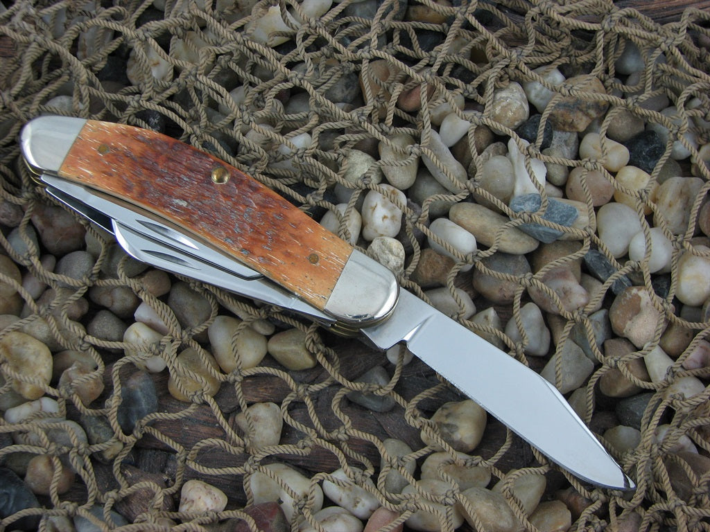 Case Cutlery 2003 Midnight Bone Sowbelly with TruSharp steel 6539