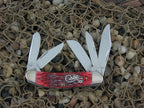 Case Cutlery 2002 Cranberry Bone Sowbelly with TruSharp steel 6539