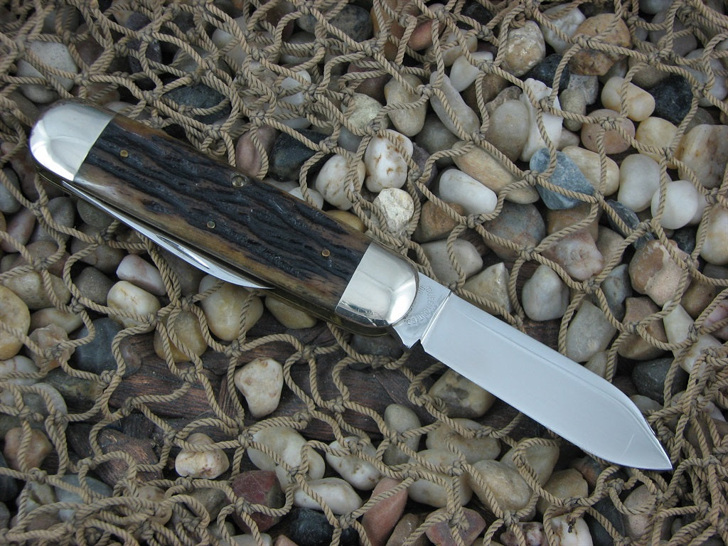 Schatt & Morgan 2001 Goldenrod Bone Small Sunfish with 420HC steel O42265