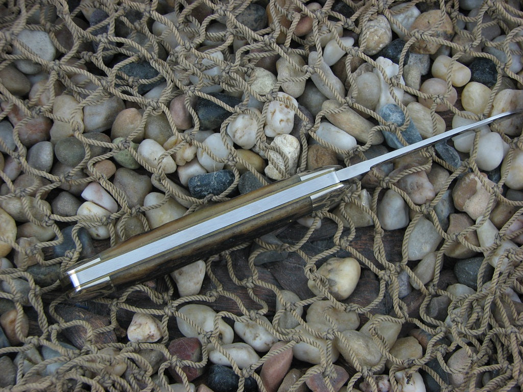 Schatt & Morgan 2001 Goldenrod Bone Small Sunfish with 420HC steel O42265