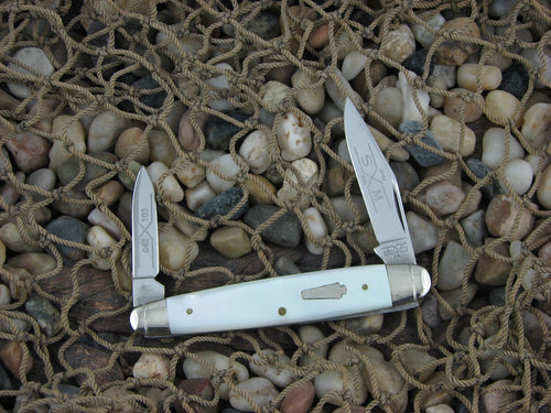Schatt & Morgan 1991 Genuine Pearl Pen with 420HC steel O42103 