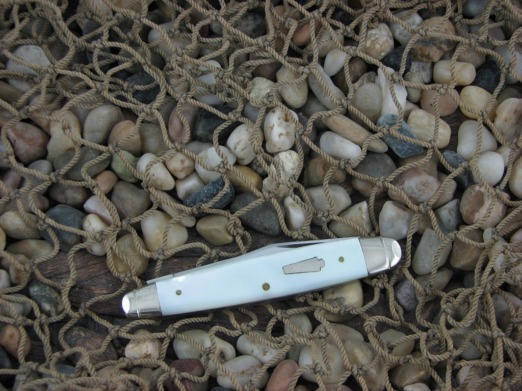 Schatt & Morgan 1991 Genuine Pearl Pen with 420HC steel O42103
