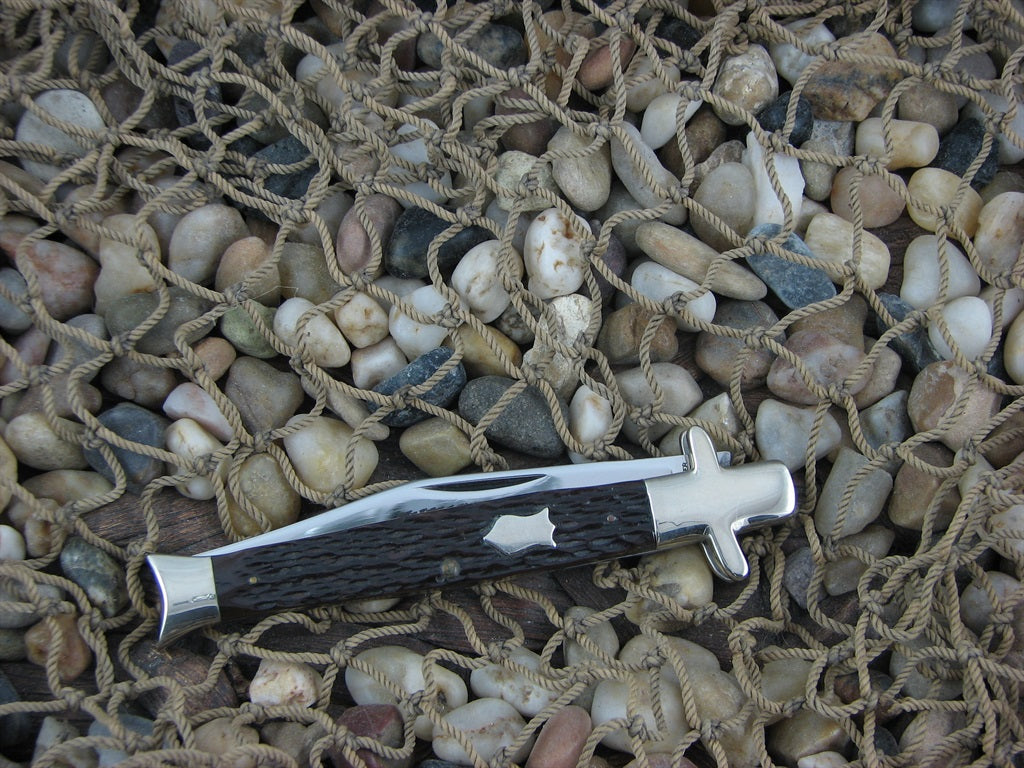 Winchester Knives 1987 Dark Bone Fishtail with Carbon steel 1901 W151901