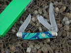 Hen & Rooster Cutlery  Seafoam Composite Stockman with Stainless steel Model 283 283SF