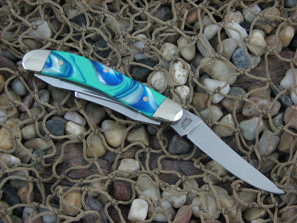 Hen & Rooster Cutlery  Seafoam Composite Stockman with Stainless steel Model 283 283SF