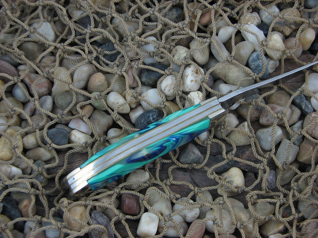 Hen & Rooster Cutlery  Seafoam Composite Stockman with Stainless steel Model 283 283SF
