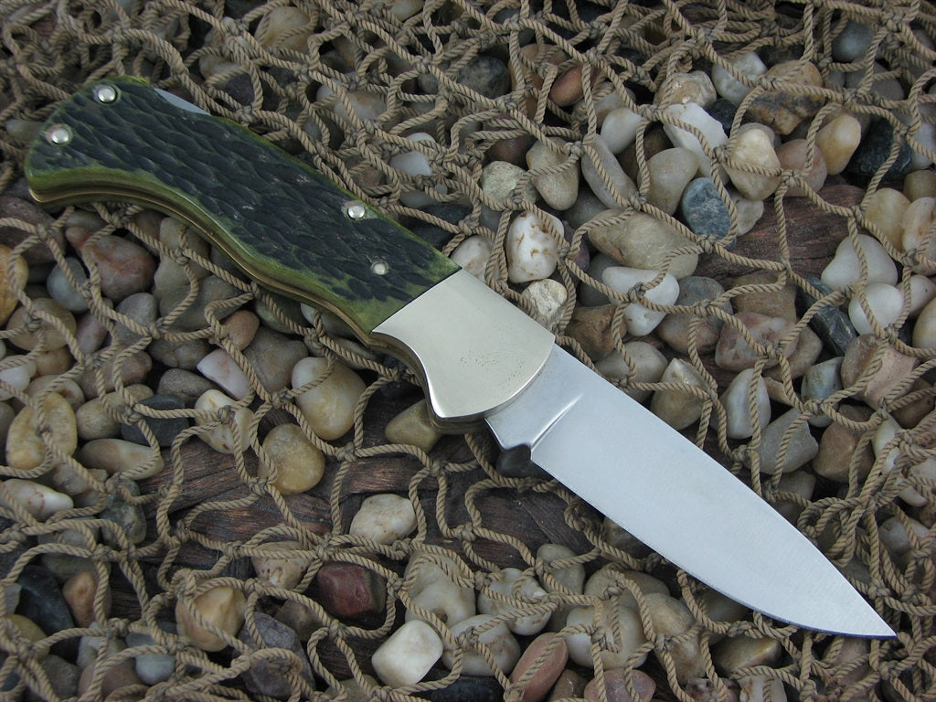 Henckels Cutlery  Green Pick Bone Lockback with Stainless steel Model 135 HK0135GP