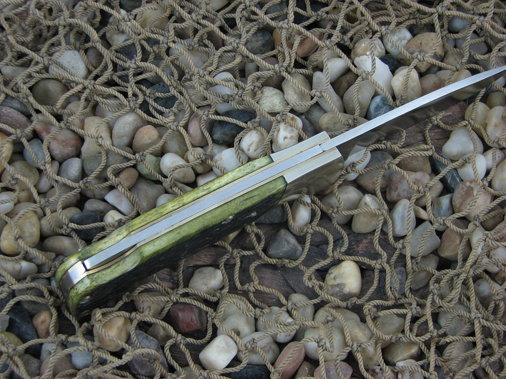 Henckels Cutlery  Green Pick Bone Lockback with Stainless steel Model 135 HK0135GP