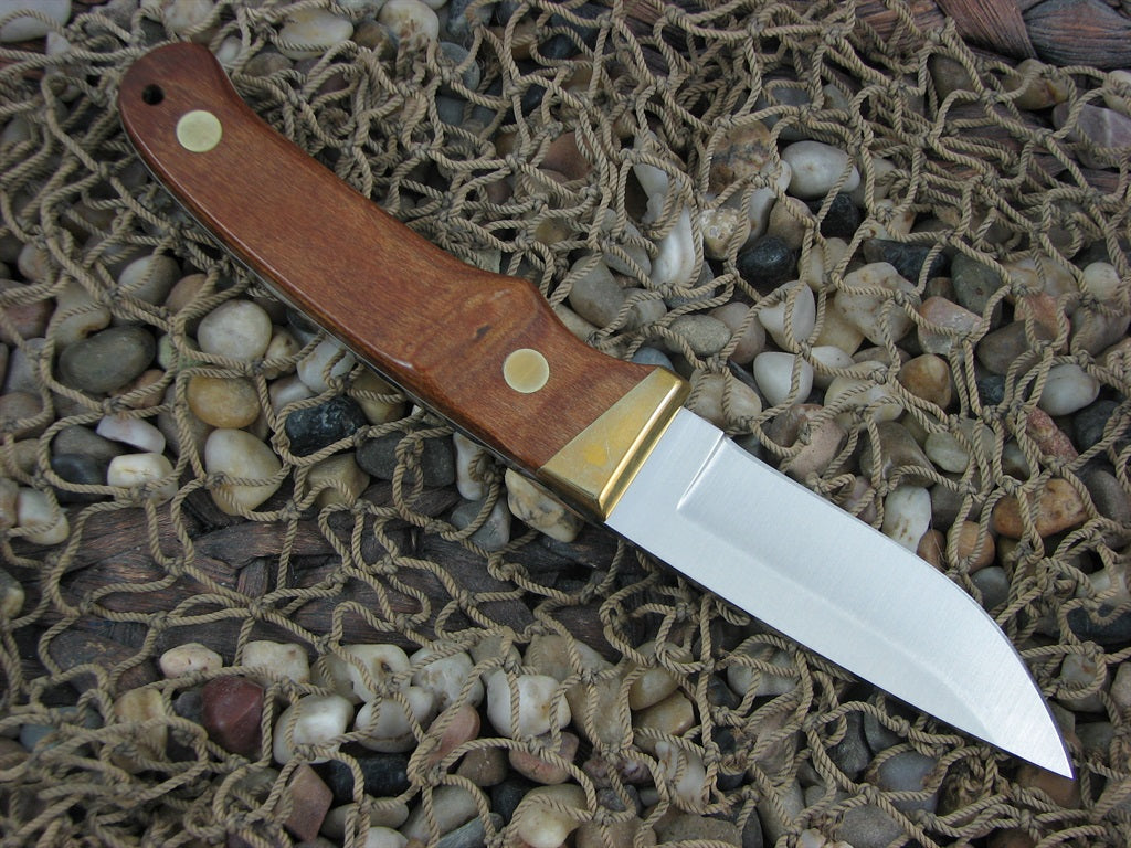 Schrade USA PH1 NAHC Satin Stainless Maple Wood Fixed Blade