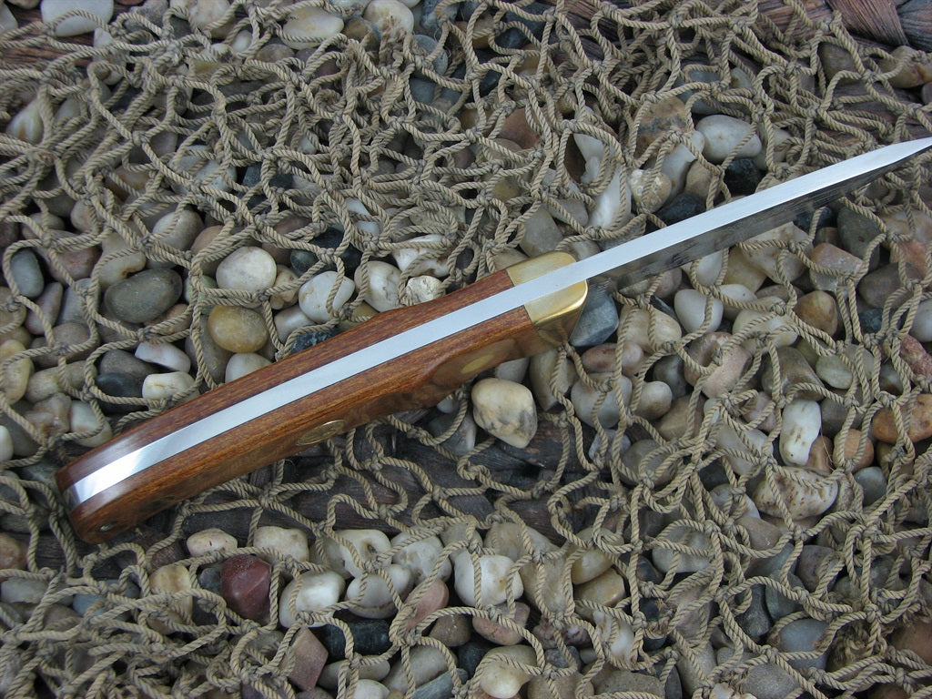 Schrade USA PH1 NAHC Satin Stainless Maple Wood Fixed Blade