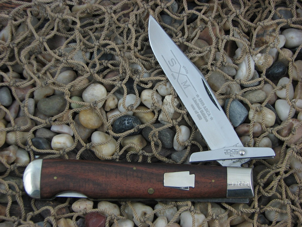 Schatt & Morgan 1993 Walnut Wood Swinguard with 420HC steel  