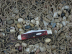 Case Cutlery 2001 Mahogany Bone Small Coke Bottle with TruSharp steel 6225 1/2