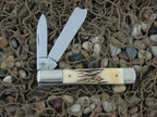 Case Collectors Club 2006 Burnt Stag Razor with TruSharp steel 52005RAZ 07539