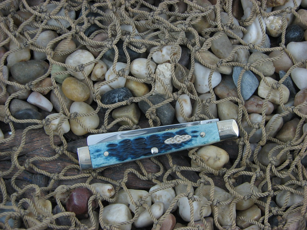 Case Collectors Club 2005 Mediterranean Blue Bone Baby Doc with TruSharp steel 6282 07505