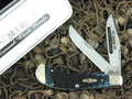 Case Collectors Club 2005 Mediterranean Blue Bone Saddlehorn with TruSharp steel 62110 07506