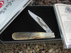 Case Collectors Club 2006 Burnt Stag Grandaddy Barlow with TruSharp steel 5143 07540