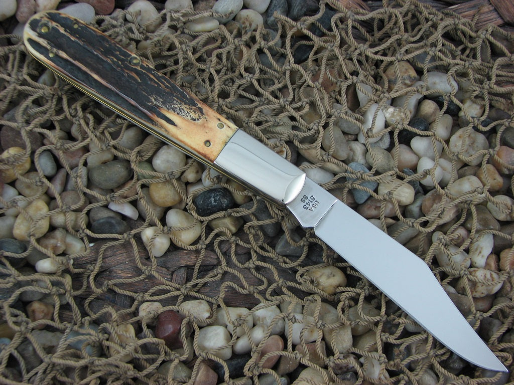 Case Collectors Club 2006 Burnt Stag Grandaddy Barlow with TruSharp steel 5143 07540