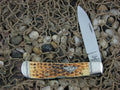 Case XX Cutlery 2019 Burnt Amber Bone Tribal Lock with TruSharp steel 612010L 80259