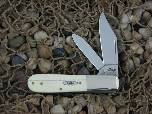 Case XX Cutlery 2019 Smooth Natural Bone Barlow with TruSharp steel 62009 1/2 13055