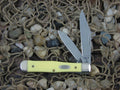 Case Cutlery 1989 Yellow Composite Small Coke Bottle with TruSharp steel 3225 1/2 02205