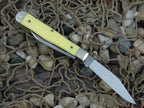 Case Cutlery 1989 Yellow Composite Small Coke Bottle with TruSharp steel 3225 1/2 02205 NM
