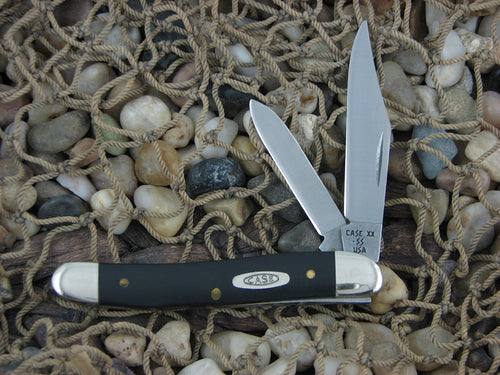 Case Cutlery 1989 Black Composite Pen with TruSharp steel 22087 CA00220