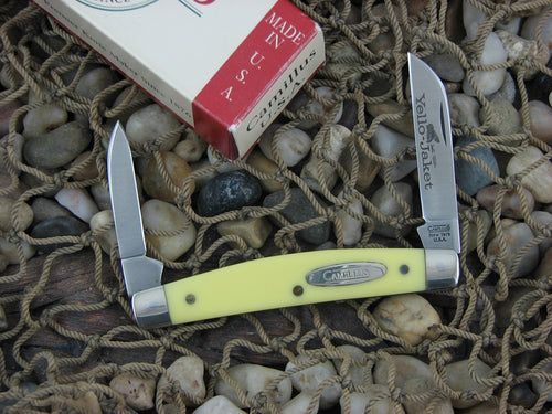 Camillus  Yellow Delrin Half Congress with Stainless steel Yello-Jaket 709Y