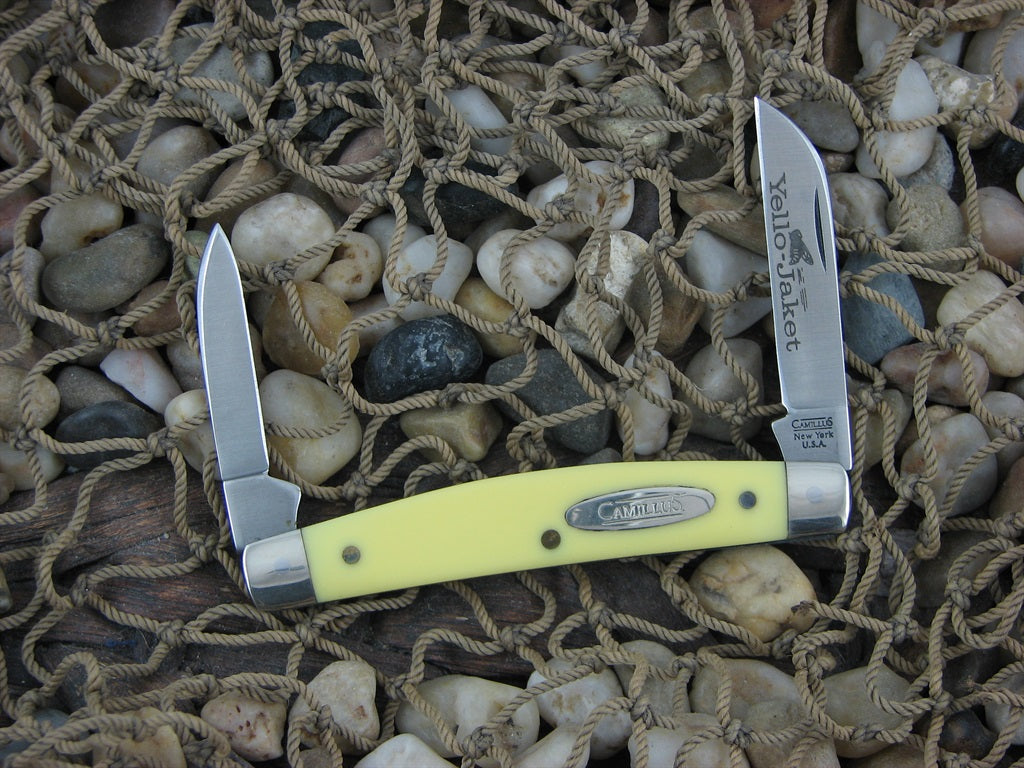 Camillus  Yellow Delrin Half Congress with Stainless steel Yello-Jaket 709Y