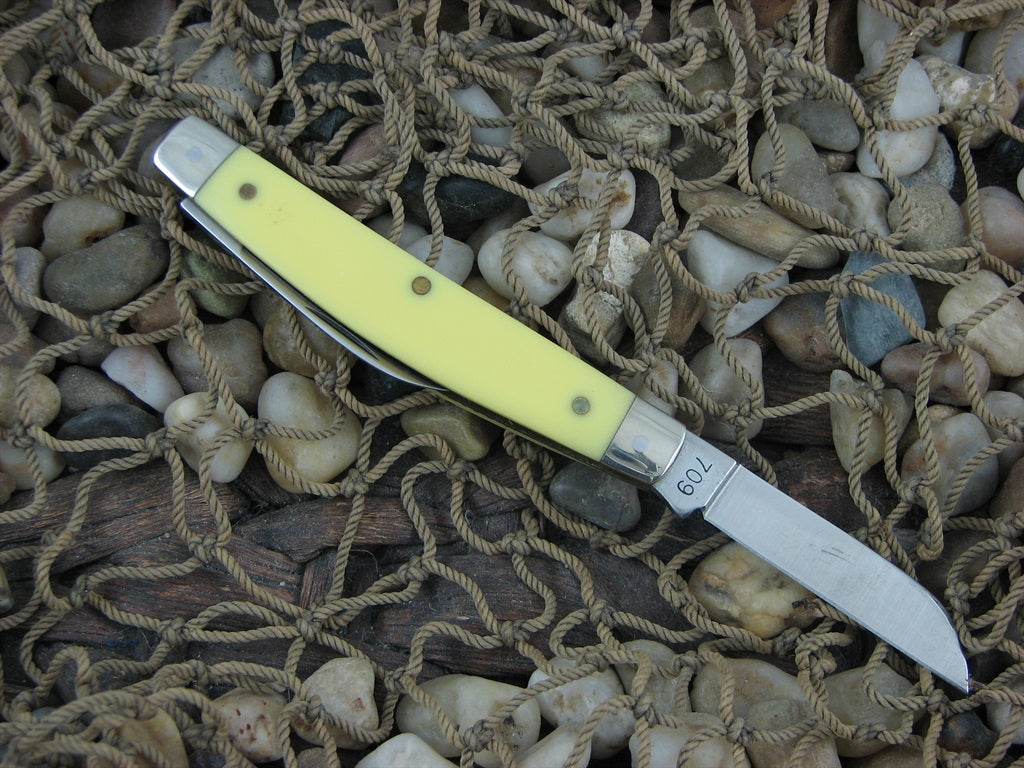 Camillus  Yellow Delrin Half Congress with Stainless steel Yello-Jaket 709Y