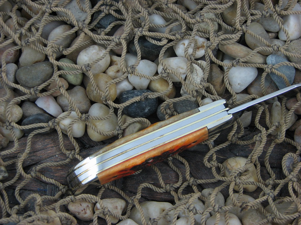 Case Cutlery 2000 Autumn Peachseed Bone Pocket Hunter with TruSharp steel 62165