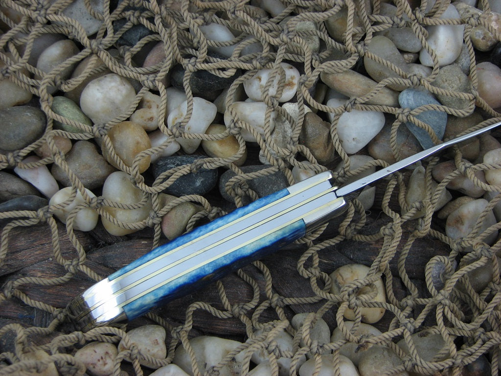 Case Cutlery 2004 Blue Bone Pocket Hunter with TruSharp steel 62165