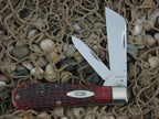 Case Cutlery 1965-1969 Red Bone Loom Fixer with CV steel 6217 