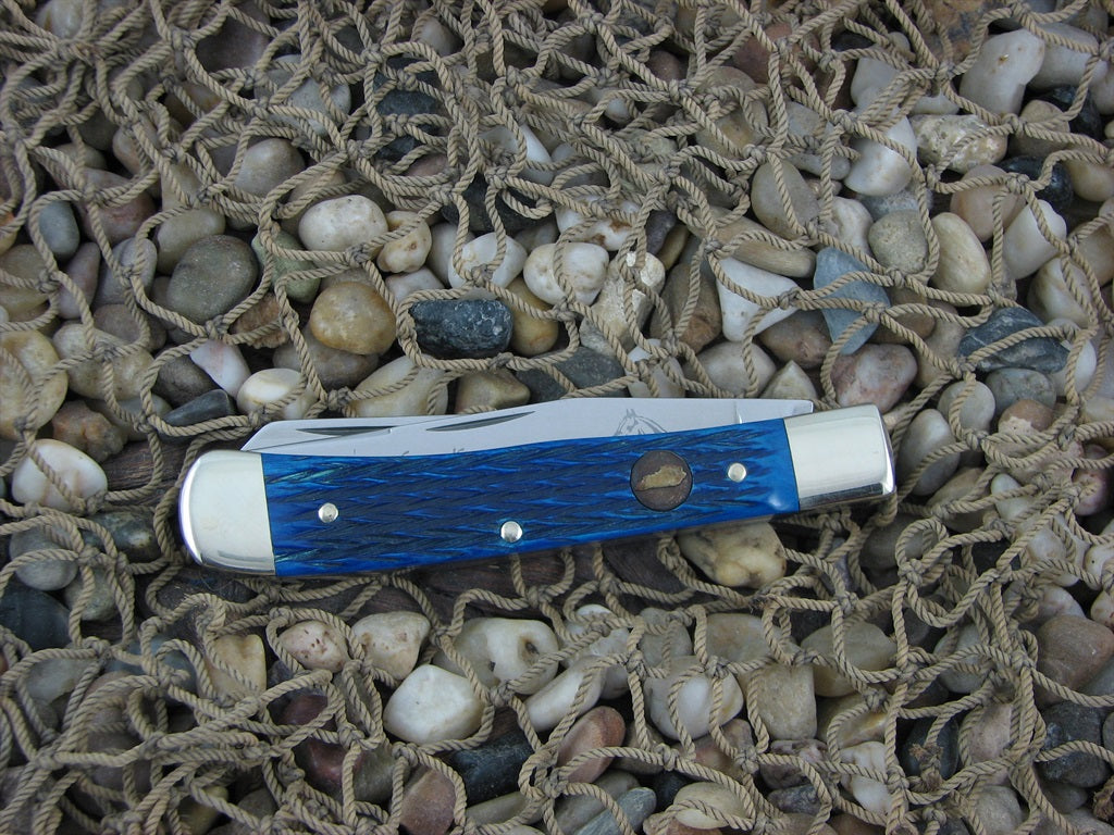 Hen & Rooster Cutlery  Caribbean Jigged Bone Trapper with Stainless steel Model 312 312CBKT