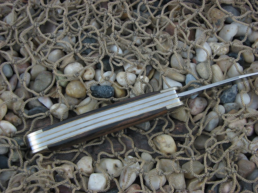 Henckels Cutlery Walnut Wood 4 Blade Stockman with Stainless steel Model 25 HK25GSW