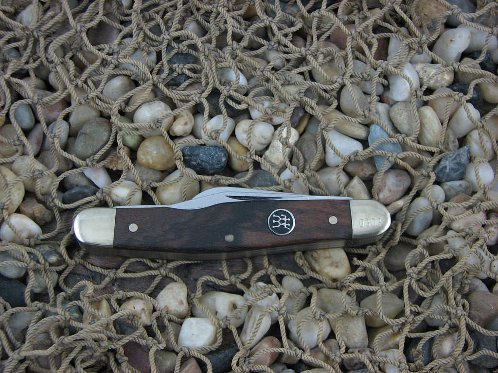 Henckels Cutlery Walnut Wood 4 Blade Stockman with Stainless steel Model 25 HK25GSW