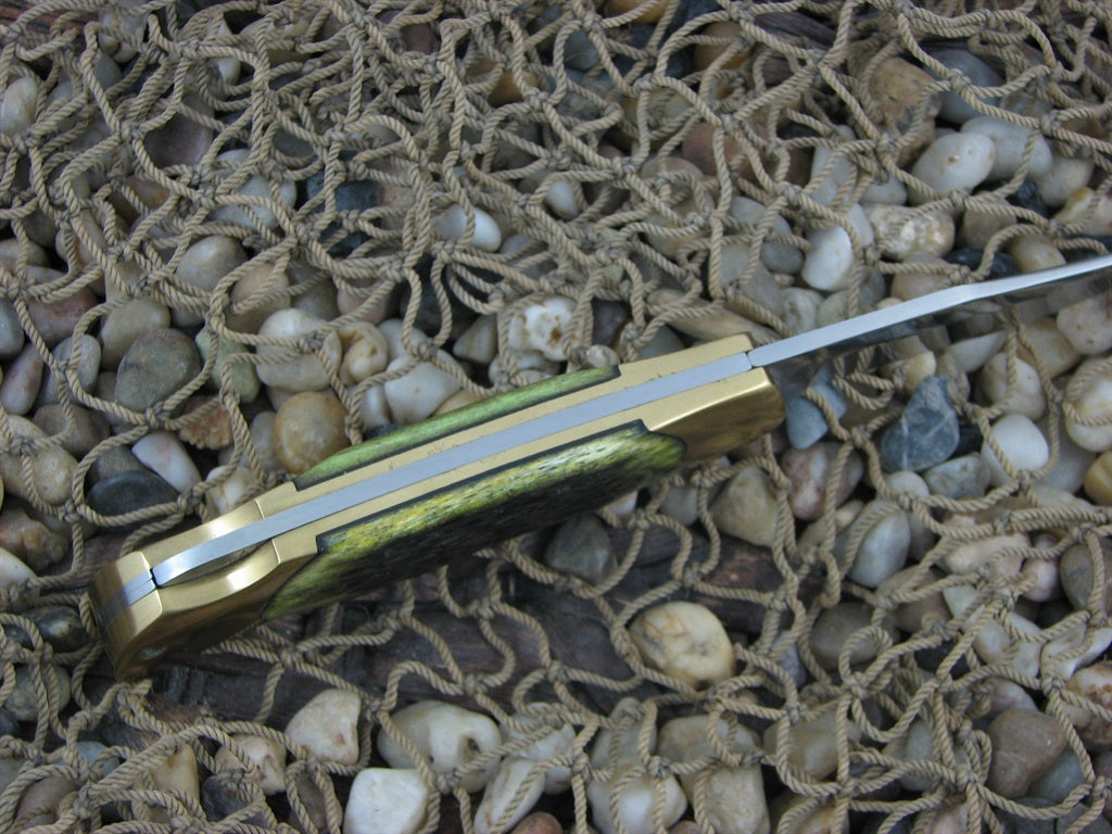 Henckels Cutlery  Green Pick Bone Lockback with Stainless steel Model 120 HK0120GP