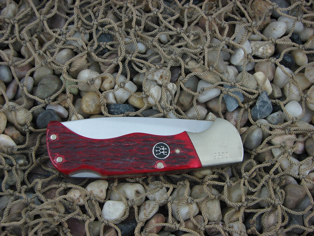 Henckels Cutlery  Red Pick Bone Lockback with Stainless steel Model 135 HK0135RP